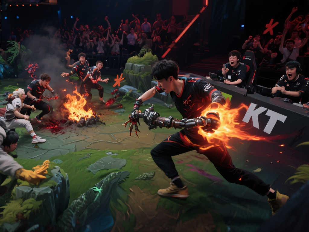 [赛事精华]DK对阵KT首局亮点：Perfect兰博四杀完美收割
